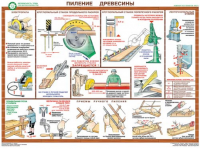 Комплект плакатов "Безопасность труда при деревообработке" - fgospostavki.ru - Тамбов