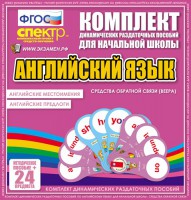 Динамические раздаточные пособия. Английский язык (веера). Английские местоимения, английские предлоги. - fgospostavki.ru - Тамбов