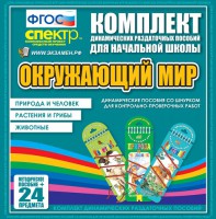 Динамические раздаточные пособия. Окружающий мир (шнуровка). Животные, природа и человек, растения и грибы. - fgospostavki.ru - Тамбов
