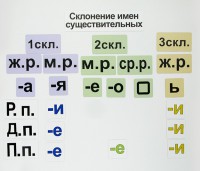 Набор магнитных карточек "Склонение имен существительных" - fgospostavki.ru - Тамбов