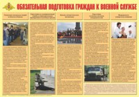 Плакат "Обязательная подготовка граждан к военной службе" - fgospostavki.ru - Тамбов