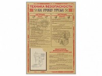 Стенд-уголок "Техника безопасности на уроках труда" - fgospostavki.ru - Тамбов