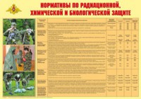 Плакат "Нормативы по радиационной, химической и биологической защите" - fgospostavki.ru - Тамбов