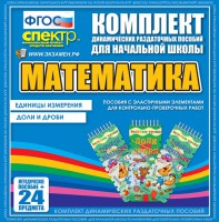 Динамические раздаточные пособия. Математика (Эластичные элементы). Единицы измерения, доли и дроби. - fgospostavki.ru - Тамбов