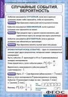Комплект таблиц. Теория вероятностей и математическая статистика. - fgospostavki.ru - Тамбов