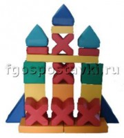 Мягкий модуль-конструктор "Башня" (21 элемент) - fgospostavki.ru - Тамбов