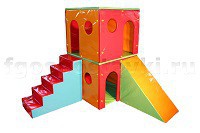 Домик игровой двухэтажный (комплект) - fgospostavki.ru - Тамбов