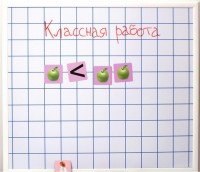 Магнитно-маркерная доска "Клетка" (86 см х 75 см) - fgospostavki.ru - Тамбов