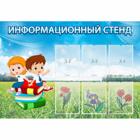 Стенд информационный с 6 карманами - fgospostavki.ru - Тамбов
