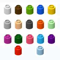  Элемент конструктора одиночный одноцветный Color Blocks 100 штук - fgospostavki.ru - Тамбов