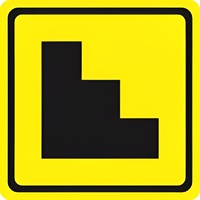 Тактильный знак (лестница) 100х100 - fgospostavki.ru - Тамбов