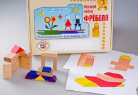 Игровой набор Фребеля "Конструктор деревянный без соединений-2" (Серия "Эксперимент") - fgospostavki.ru - Тамбов