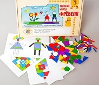 Игровой набор Фребеля "Конструктор плоскостной-4" (Серия "Эксперимент") - fgospostavki.ru - Тамбов