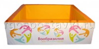 Сухой бассейн "Вообразилия" квадратный с шелкографией - fgospostavki.ru - Тамбов