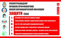Плакат "Правила профилактики коронавируса" - fgospostavki.ru - Тамбов