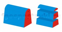 Сборный барьер - 2 эконом (3 элемента) - fgospostavki.ru - Тамбов