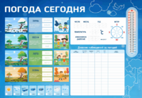 Стенд-уголок маркерный "Погода сегодня" - fgospostavki.ru - Тамбов