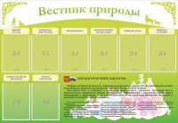 Стенд "Вестник природы" Вариант 4 - fgospostavki.ru - Тамбов