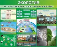 Стенд "Экология. Антропогенное воздействие на биосферу" - fgospostavki.ru - Тамбов