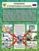 Стенд "Оповещения в чрезвычайных ситуациях" - fgospostavki.ru - Тамбов