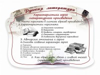 Стенд резной "Характеристика героя литературного произведения" - fgospostavki.ru - Тамбов
