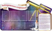Стенд "Наблюдательная астрономия" - fgospostavki.ru - Тамбов