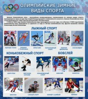 Стенд "Олимпийские зимние виды спорта" - fgospostavki.ru - Тамбов