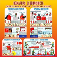 Стенд "Пожарная безопасность" Вариант 2 - fgospostavki.ru - Тамбов