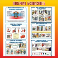 Стенд "Пожарная безопасность" Вариант 4 - fgospostavki.ru - Тамбов