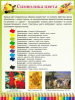 Стенд "Символика цвета" - fgospostavki.ru - Тамбов