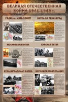 Стенд "Великая Отечественная война" (битвы) - fgospostavki.ru - Тамбов