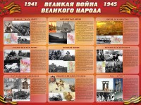 Стенд "Великая война Великого народа" Вариант 1 (9 блоков) - fgospostavki.ru - Тамбов