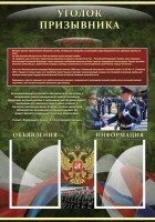 Стенд "Уголок призывника" - fgospostavki.ru - Тамбов