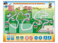 Стенд "Безопасный путь в школу" с комплектом сменных карточек - fgospostavki.ru - Тамбов