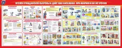 Стенд "Уголок гражданской обороны и действия населения в чрезвычайных ситуациях" - fgospostavki.ru - Тамбов