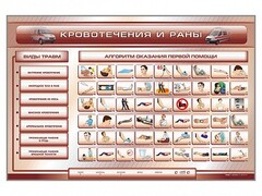 Трехсекционный базовый комплект "Травмы. Кровотечения. Ожоги" для учащихся общеобразовательных учреждений - fgospostavki.ru - Тамбов