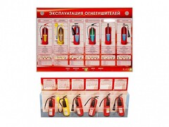 Электрифицированный стенд-тренажер "Эксплуатация огнетушителей" с разрезными агрегатами - fgospostavki.ru - Тамбов
