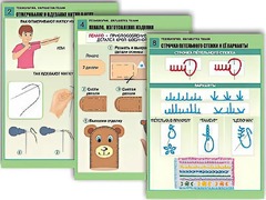 Комплект таблиц "Технология. Обработка ткани" (12 таблиц, А1, ламинированные) - fgospostavki.ru - Тамбов
