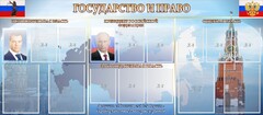 Стенд "Государство и право" - fgospostavki.ru - Тамбов
