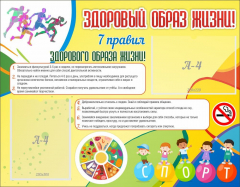 Стенд "Здоровый образ жизни" - fgospostavki.ru - Тамбов