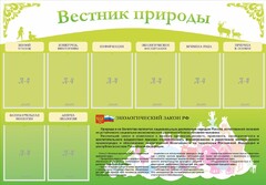 Стенд "Вестник природы" Вариант 4 - fgospostavki.ru - Тамбов