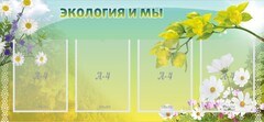 Стенд "Экология и мы" - fgospostavki.ru - Тамбов
