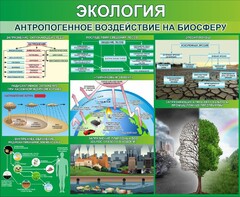 Стенд "Экология. Антропогенное воздействие на биосферу" - fgospostavki.ru - Тамбов