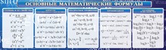 Стенд "Основные математические формулы" - fgospostavki.ru - Тамбов