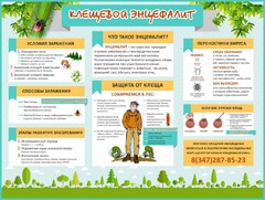 Стенд "Клещевой энцефалит" - fgospostavki.ru - Тамбов