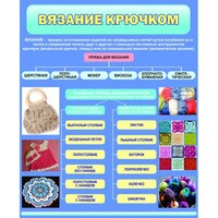 Стенд "Вязание крючком" - fgospostavki.ru - Тамбов