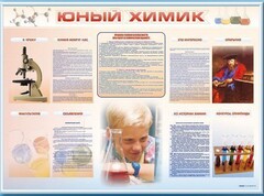 Стенд-уголок "Юный химик" - fgospostavki.ru - Тамбов