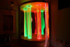 Сенсорный уголок большой с двумя колоннами, двусторонней подсветкой и фибероптическими нитями. VIP класс. - fgospostavki.ru - Тамбов