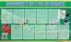 Стенд "Подготовка к ЕГЭ и ОГЭ по биологии" Вариант 2 - fgospostavki.ru - Тамбов
