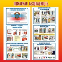 Стенд "Пожарная безопасность" Вариант 4 - fgospostavki.ru - Тамбов